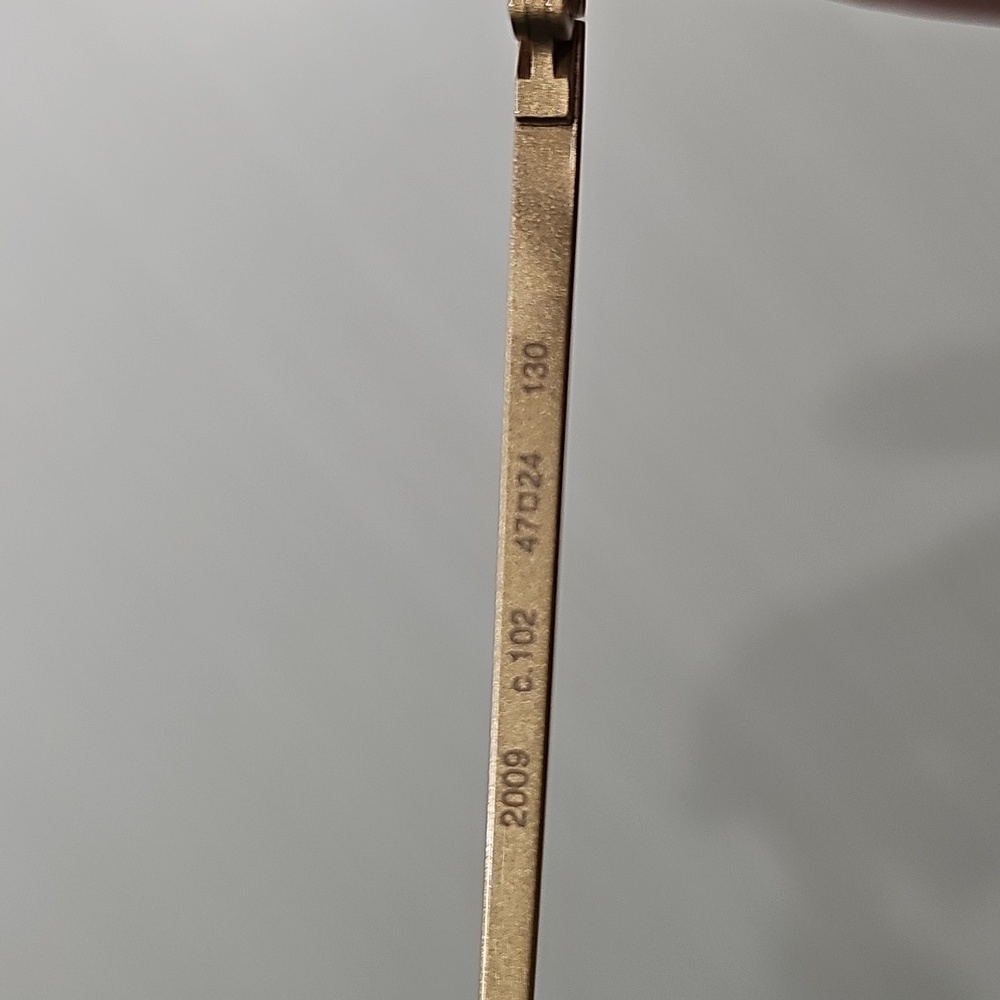 CHANEL Brushed Gold Eyewear - Picture 4 of 6